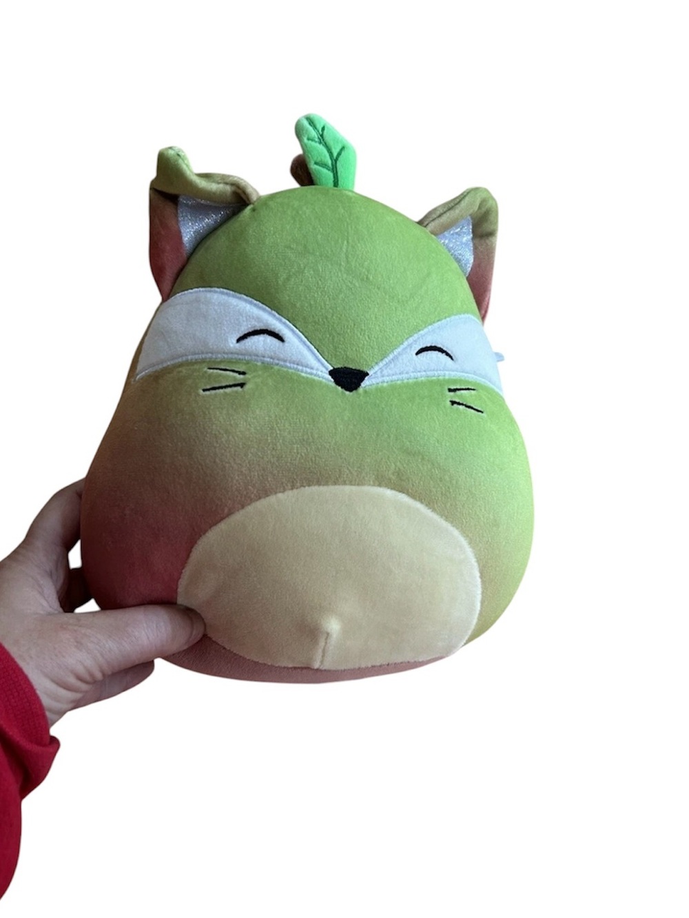 Squishmallows 8" Fifi the Fox in Pear‎ Costume Kellytoy Foodie Squad Plush Toy